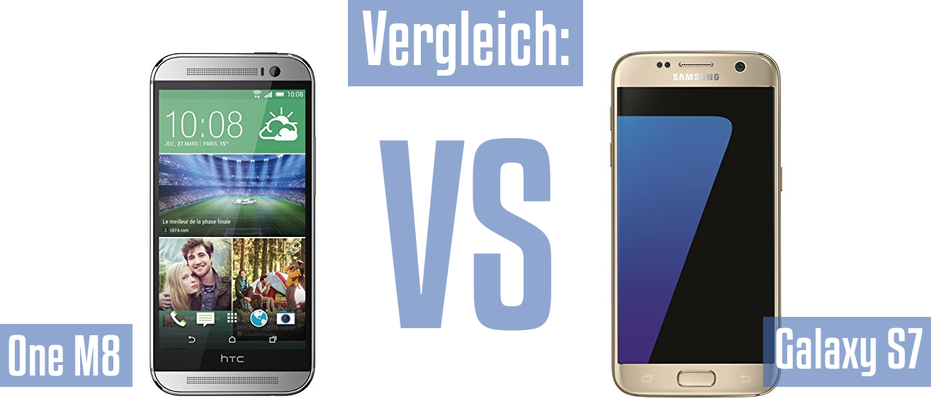 HTC One M8 und HTC One M8 im Vergleichstest