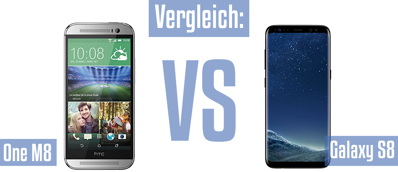 HTC One M8 und HTC One M8 im Vergleichstest