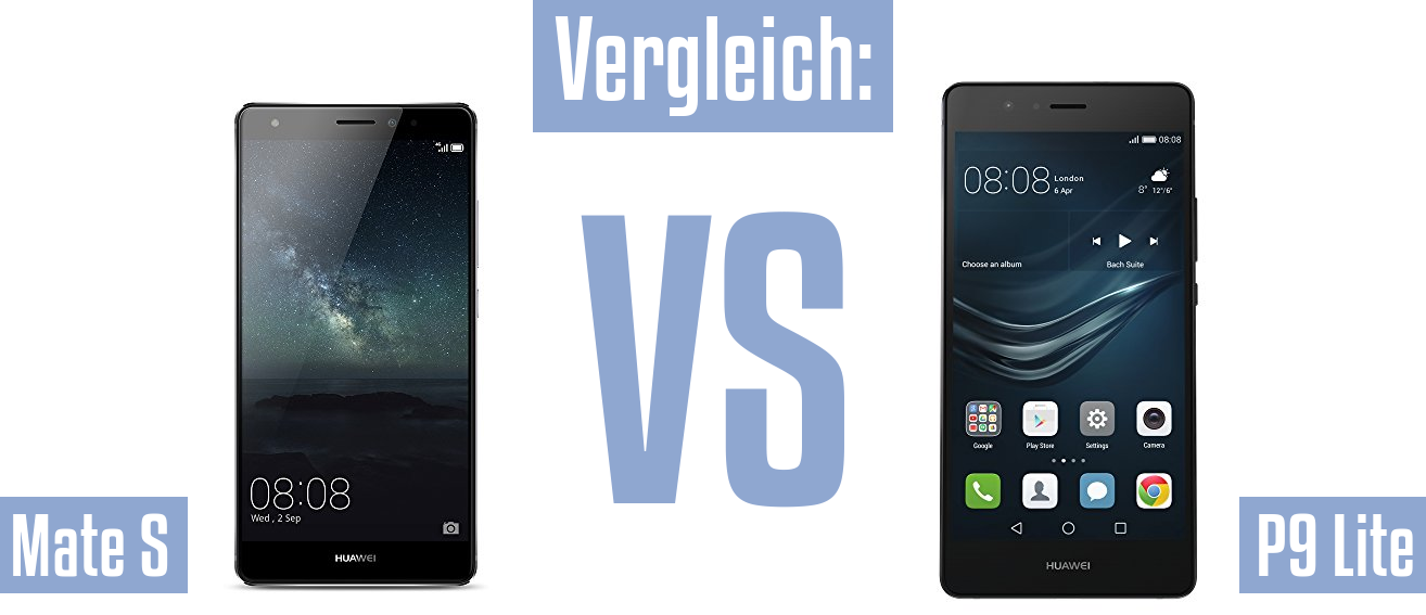 Huawei Mate S und Huawei Mate S im Vergleichstest