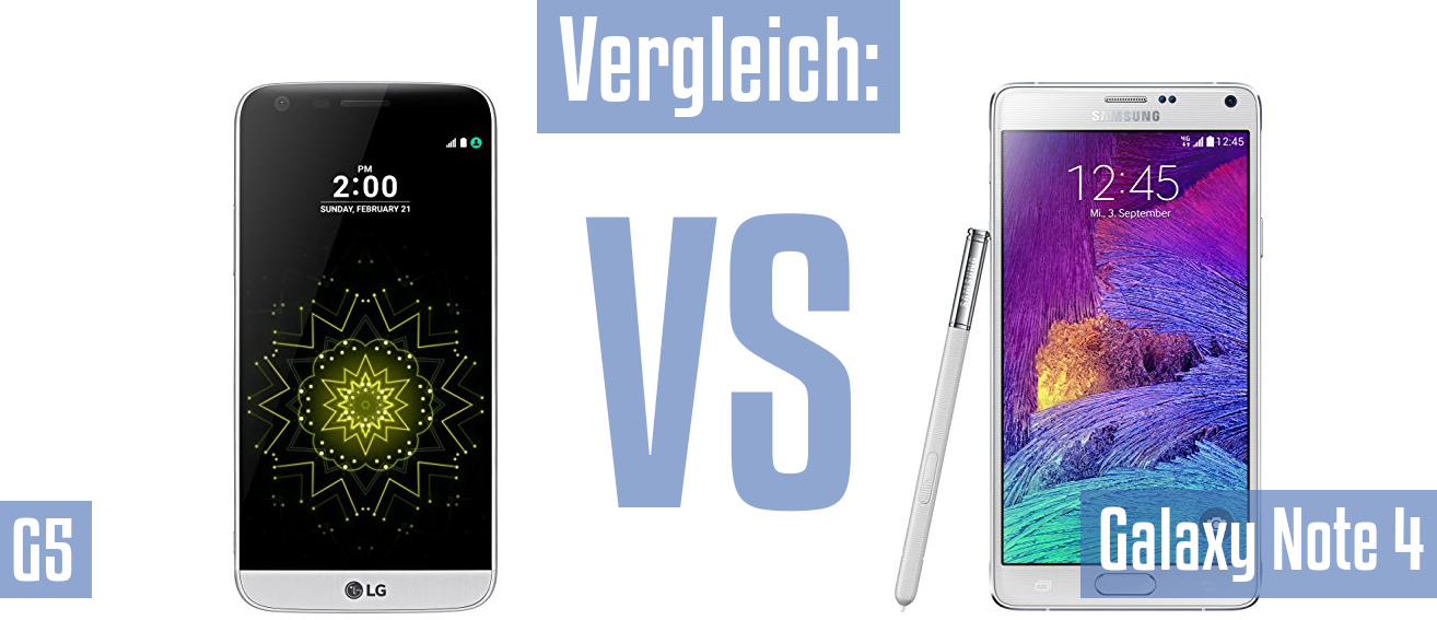 LG G5 und LG G5 im Vergleichstest