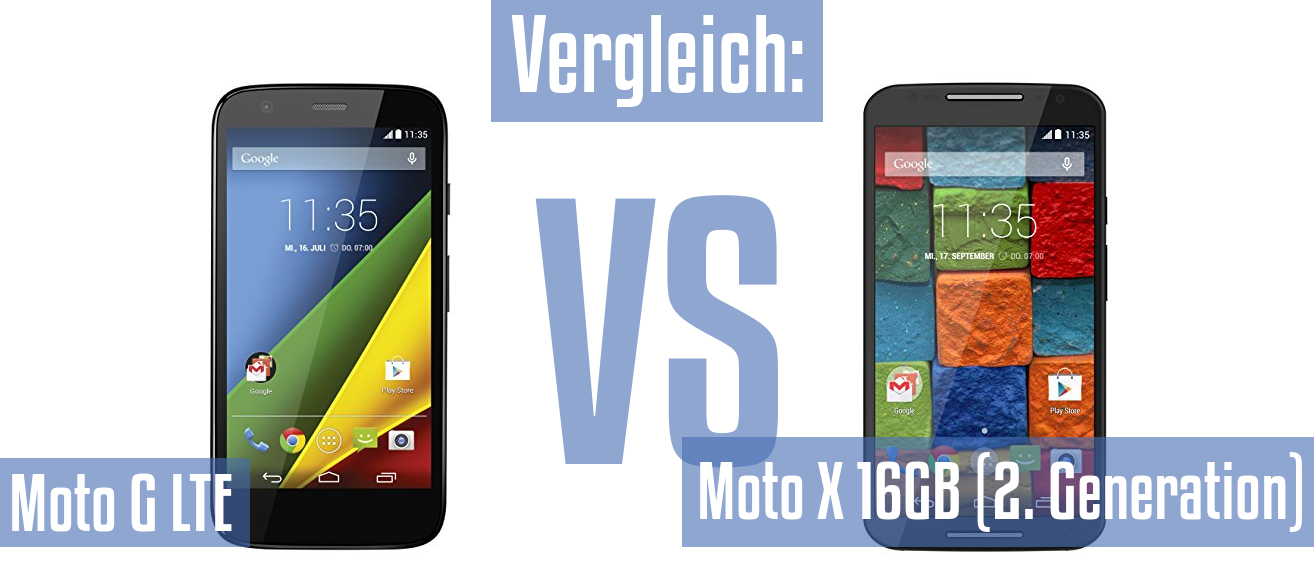 Motorola Moto G LTE und Motorola Moto G LTE im Vergleichstest