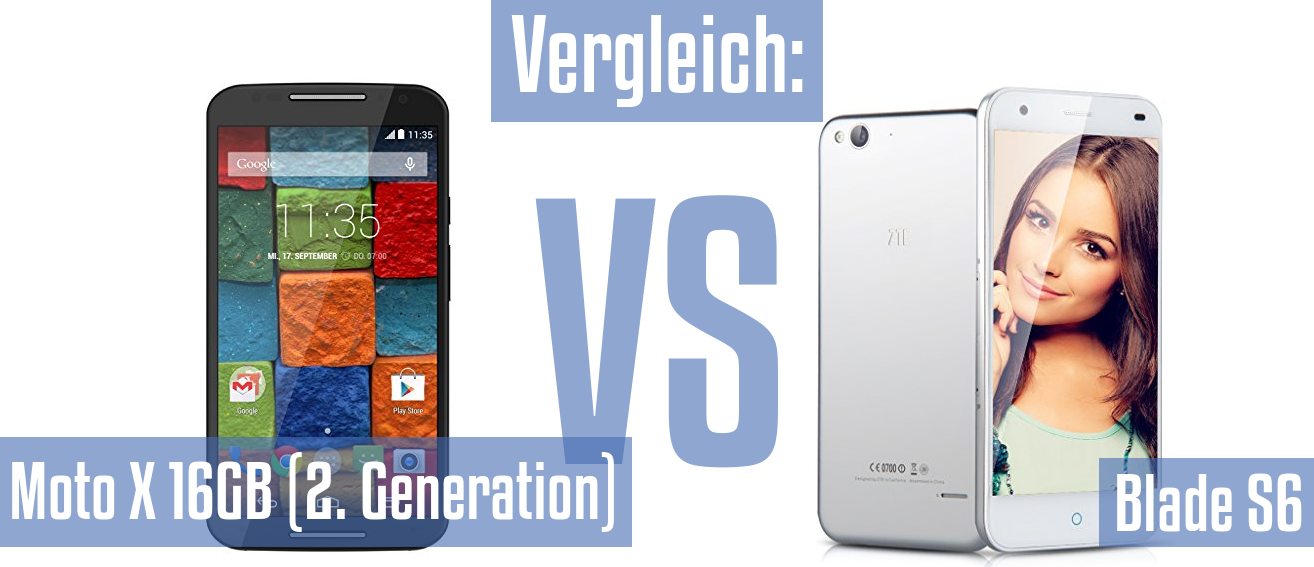 Motorola Moto X 16GB (2. Generation) und Motorola Moto X 16GB (2. Generation) im Vergleichstest