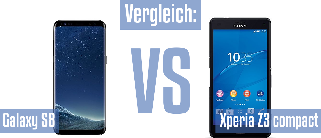 Samsung Galaxy S8 und Samsung Galaxy S8 im Vergleichstest