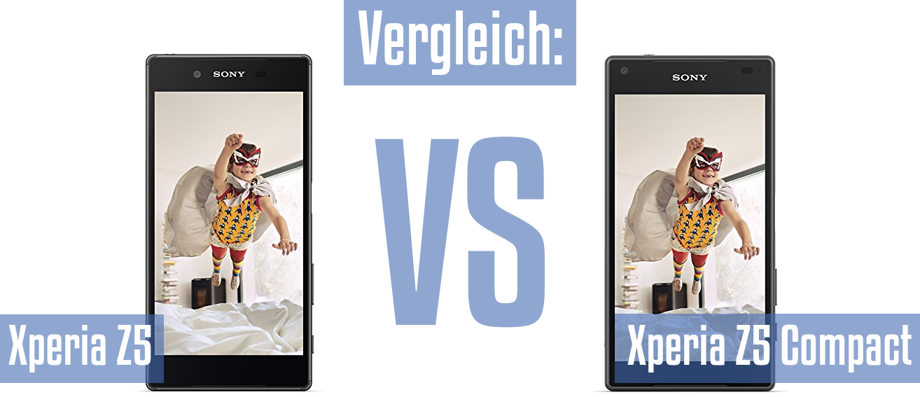 Sony Xperia Z5 und Sony Xperia Z5 im Vergleichstest