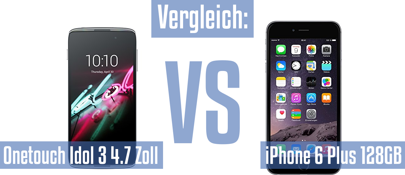 Alcatel Onetouch Idol 3 4.7 Zoll und Alcatel Onetouch Idol 3 4.7 Zoll im Vergleichstest