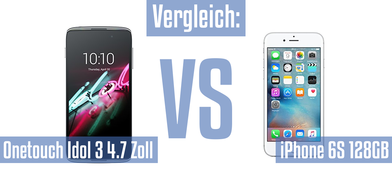 Alcatel Onetouch Idol 3 4.7 Zoll und Alcatel Onetouch Idol 3 4.7 Zoll im Vergleichstest