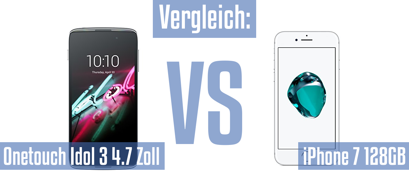 Alcatel Onetouch Idol 3 4.7 Zoll und Alcatel Onetouch Idol 3 4.7 Zoll im Vergleichstest