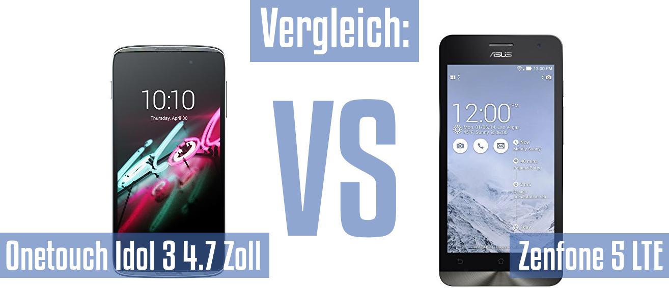 Alcatel Onetouch Idol 3 4.7 Zoll und Alcatel Onetouch Idol 3 4.7 Zoll im Vergleichstest