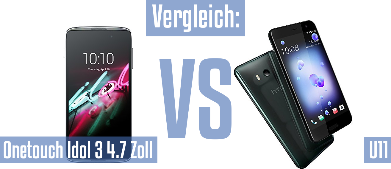 Alcatel Onetouch Idol 3 4.7 Zoll und Alcatel Onetouch Idol 3 4.7 Zoll im Vergleichstest