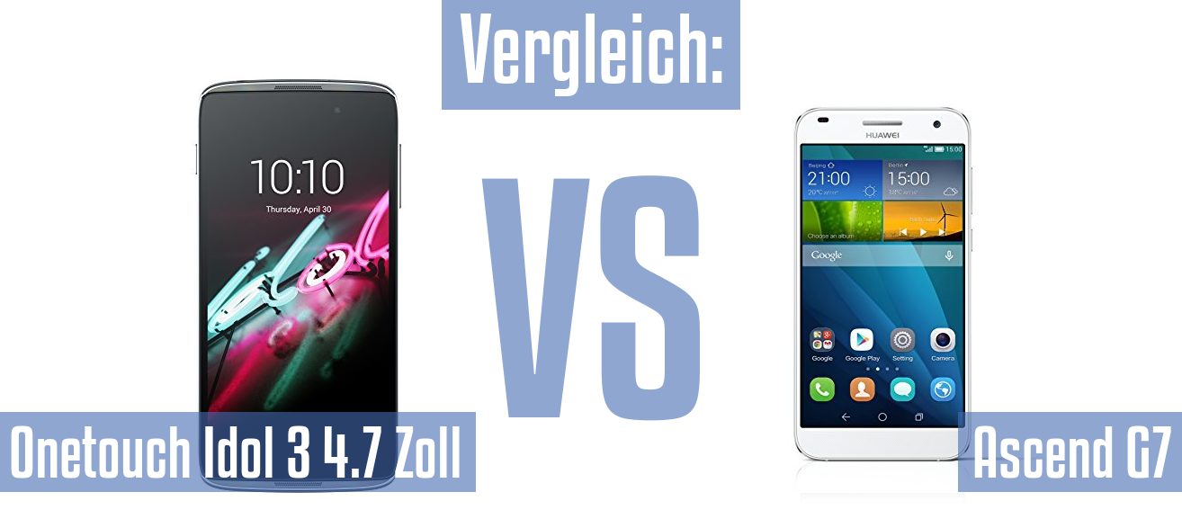 Alcatel Onetouch Idol 3 4.7 Zoll und Alcatel Onetouch Idol 3 4.7 Zoll im Vergleichstest