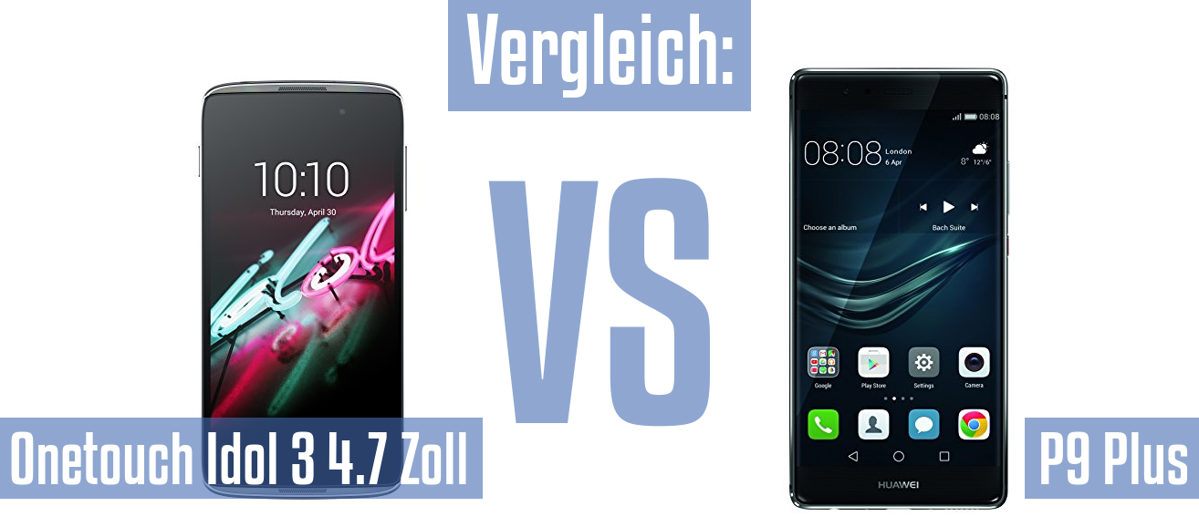 Alcatel Onetouch Idol 3 4.7 Zoll und Alcatel Onetouch Idol 3 4.7 Zoll im Vergleichstest