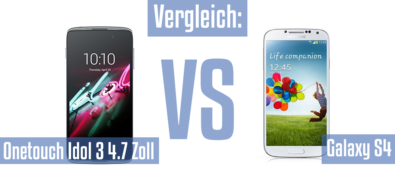 Alcatel Onetouch Idol 3 4.7 Zoll und Alcatel Onetouch Idol 3 4.7 Zoll im Vergleichstest