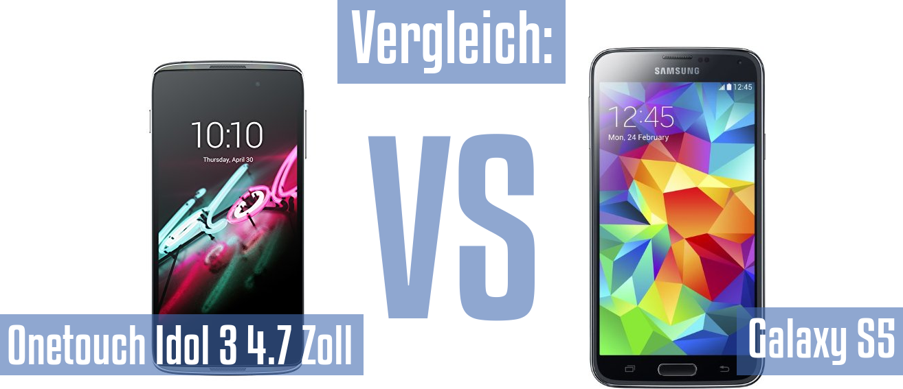 Alcatel Onetouch Idol 3 4.7 Zoll und Alcatel Onetouch Idol 3 4.7 Zoll im Vergleichstest