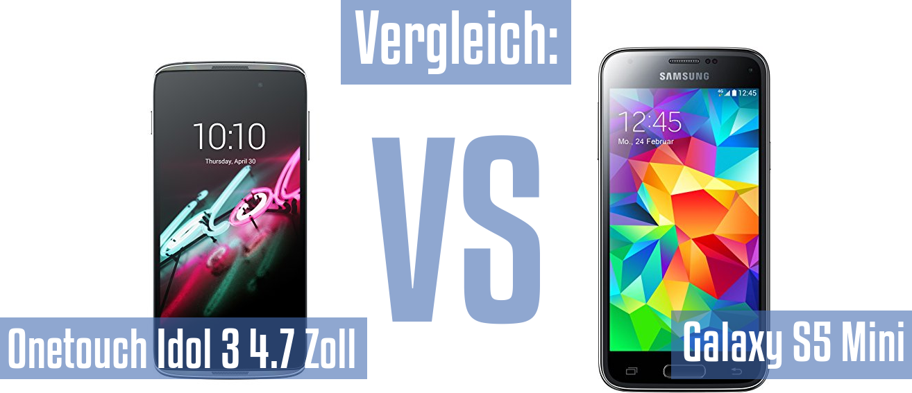 Alcatel Onetouch Idol 3 4.7 Zoll und Alcatel Onetouch Idol 3 4.7 Zoll im Vergleichstest