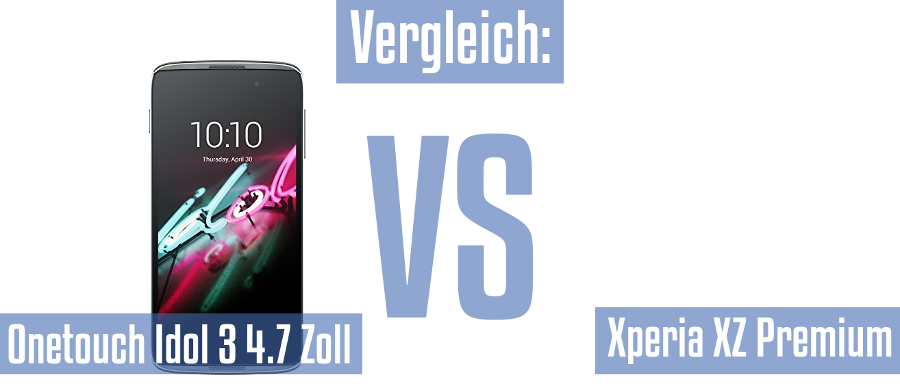 Alcatel Onetouch Idol 3 4.7 Zoll und Alcatel Onetouch Idol 3 4.7 Zoll im Vergleichstest