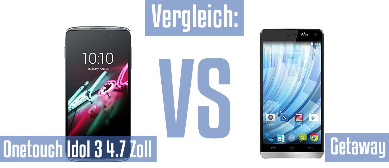 Alcatel Onetouch Idol 3 4.7 Zoll und Alcatel Onetouch Idol 3 4.7 Zoll im Vergleichstest