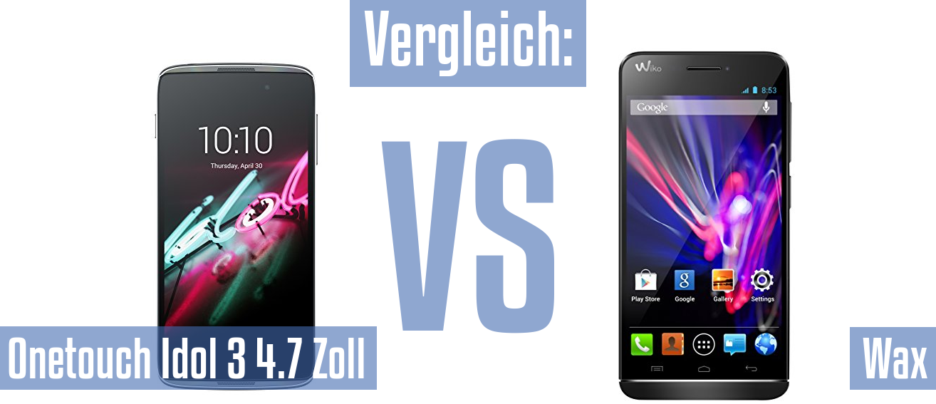 Alcatel Onetouch Idol 3 4.7 Zoll und Alcatel Onetouch Idol 3 4.7 Zoll im Vergleichstest