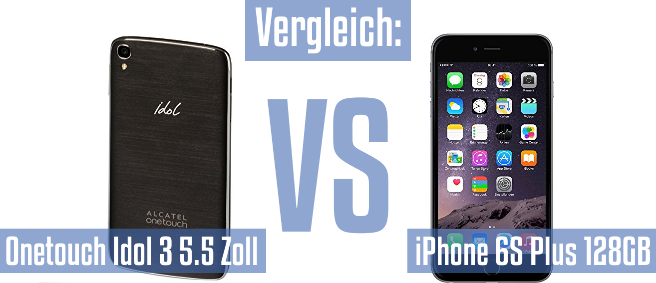 Alcatel Onetouch Idol 3 5.5 Zoll und Alcatel Onetouch Idol 3 5.5 Zoll im Vergleichstest