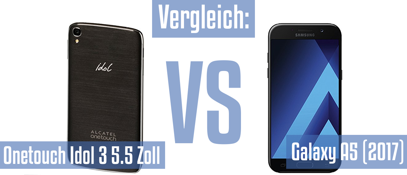 Alcatel Onetouch Idol 3 5.5 Zoll und Alcatel Onetouch Idol 3 5.5 Zoll im Vergleichstest