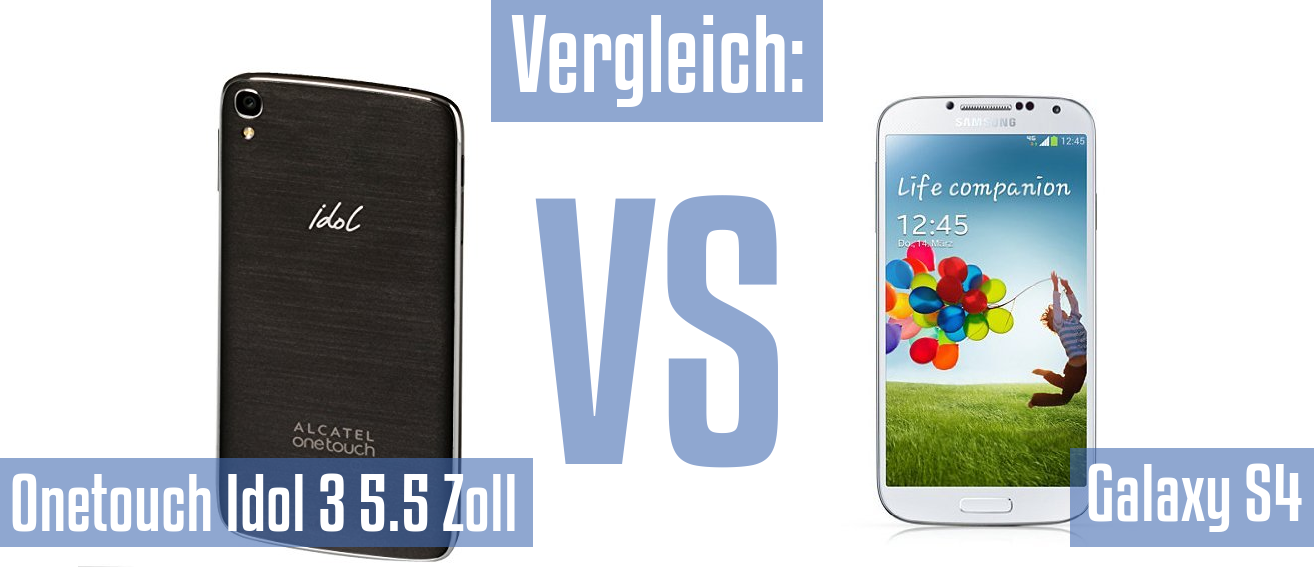 Alcatel Onetouch Idol 3 5.5 Zoll und Alcatel Onetouch Idol 3 5.5 Zoll im Vergleichstest