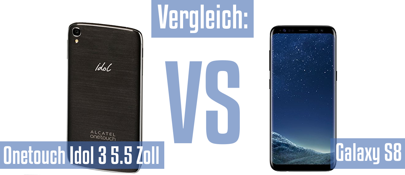 Alcatel Onetouch Idol 3 5.5 Zoll und Alcatel Onetouch Idol 3 5.5 Zoll im Vergleichstest