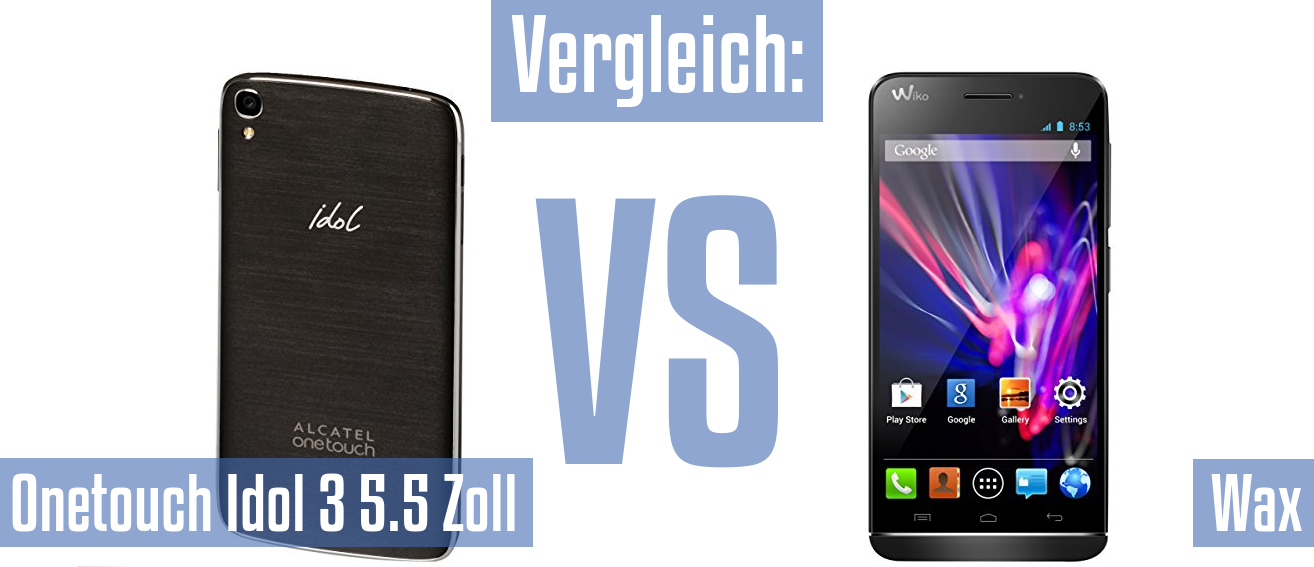 Alcatel Onetouch Idol 3 5.5 Zoll und Alcatel Onetouch Idol 3 5.5 Zoll im Vergleichstest