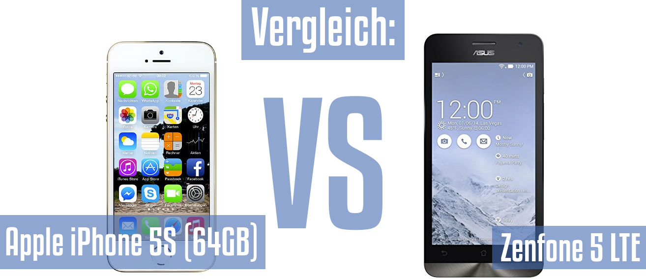 Apple Apple iPhone 5S (64GB) und Apple Apple iPhone 5S (64GB) im Vergleichstest
