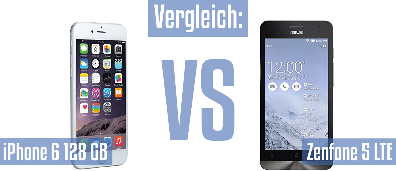 Apple iPhone 6 128 GB und Apple iPhone 6 128 GB im Vergleichstest