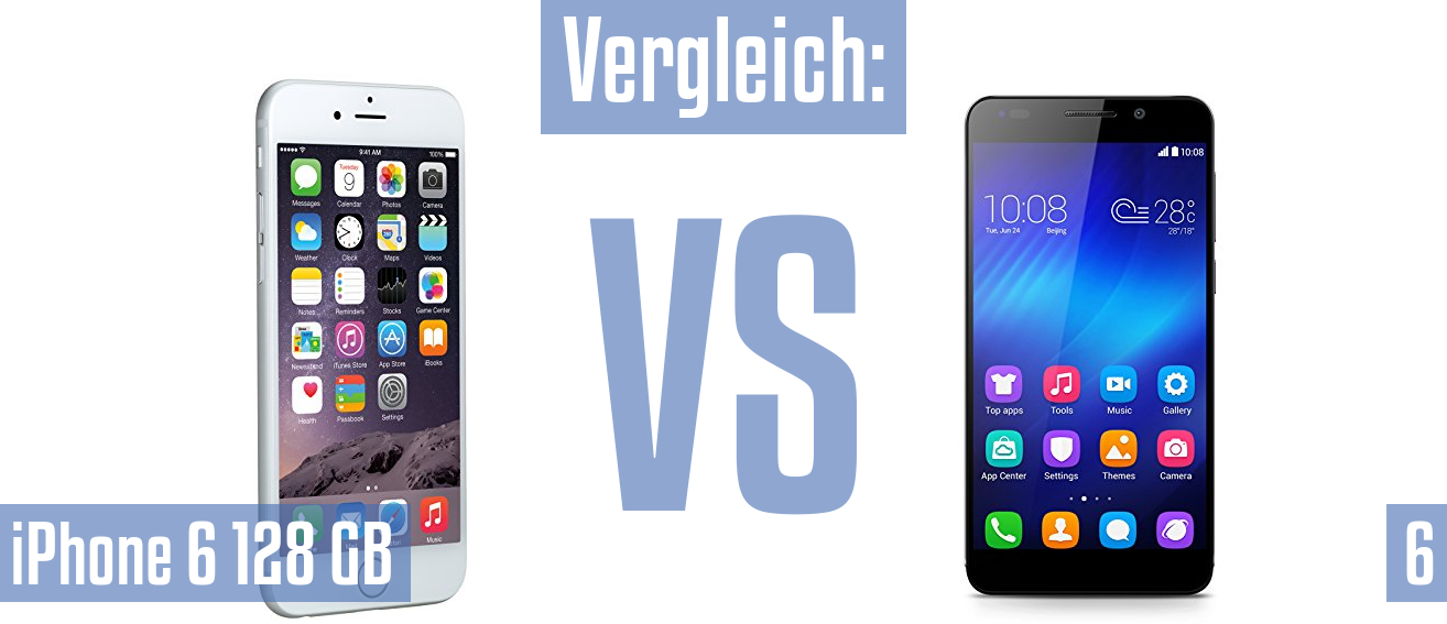 Apple iPhone 6 128 GB und Apple iPhone 6 128 GB im Vergleichstest