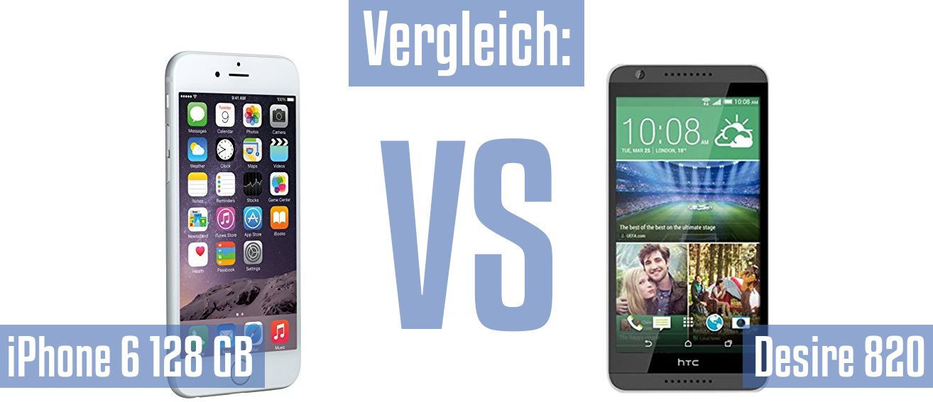 Apple iPhone 6 128 GB und Apple iPhone 6 128 GB im Vergleichstest