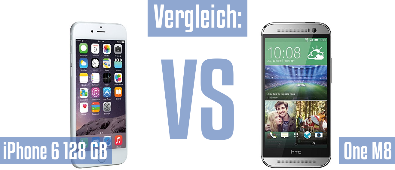 Apple iPhone 6 128 GB und Apple iPhone 6 128 GB im Vergleichstest