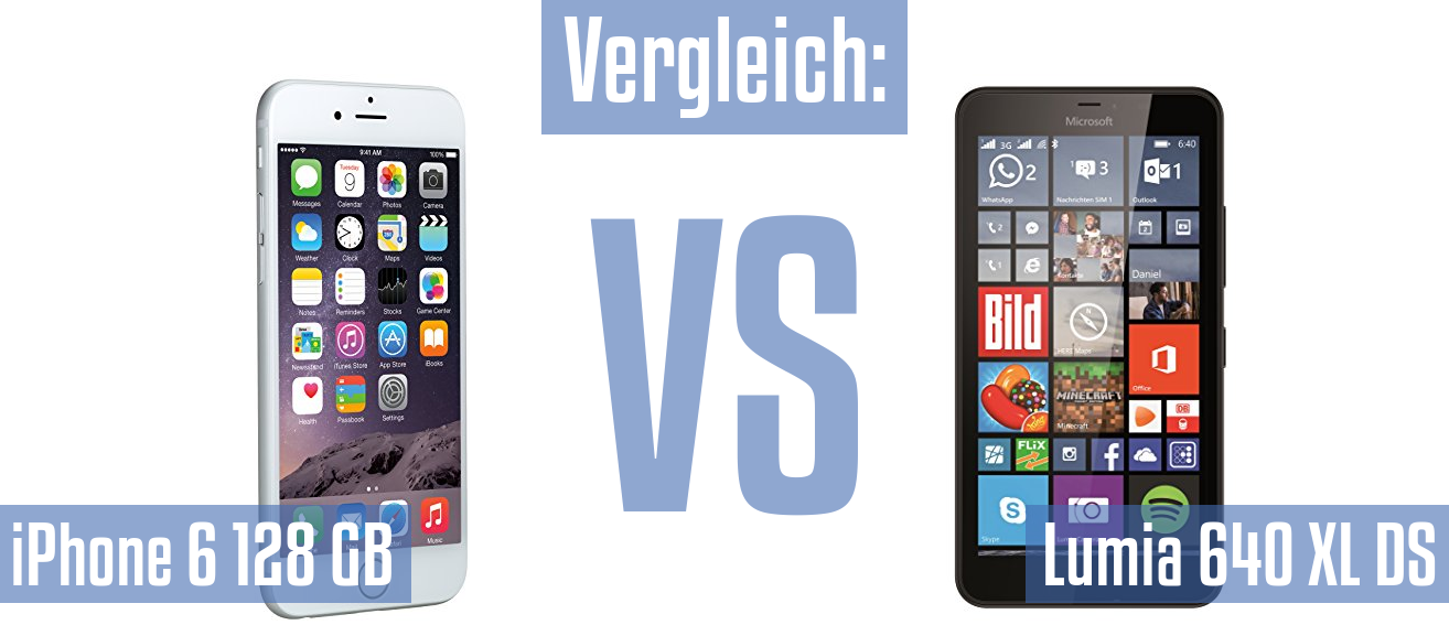 Apple iPhone 6 128 GB und Apple iPhone 6 128 GB im Vergleichstest