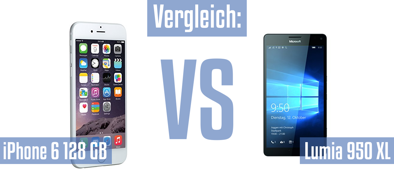 Apple iPhone 6 128 GB und Apple iPhone 6 128 GB im Vergleichstest