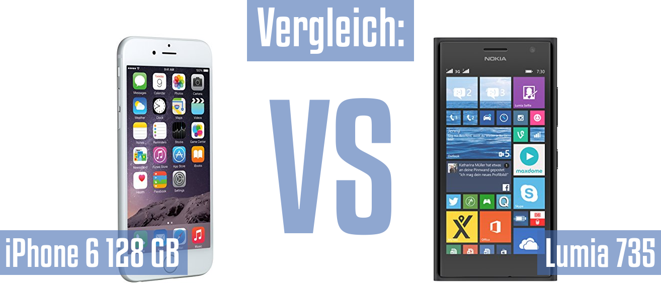 Apple iPhone 6 128 GB und Apple iPhone 6 128 GB im Vergleichstest