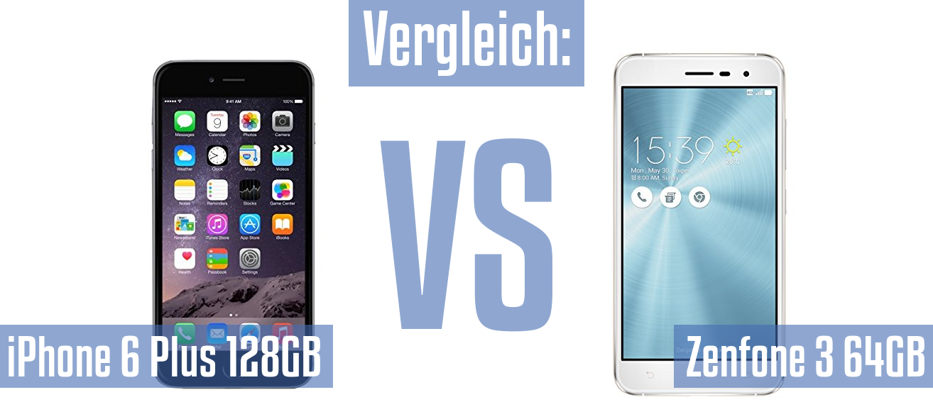 Apple iPhone 6 Plus 128GB und Apple iPhone 6 Plus 128GB im Vergleichstest