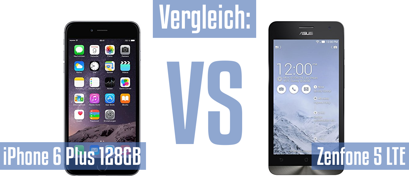 Apple iPhone 6 Plus 128GB und Apple iPhone 6 Plus 128GB im Vergleichstest