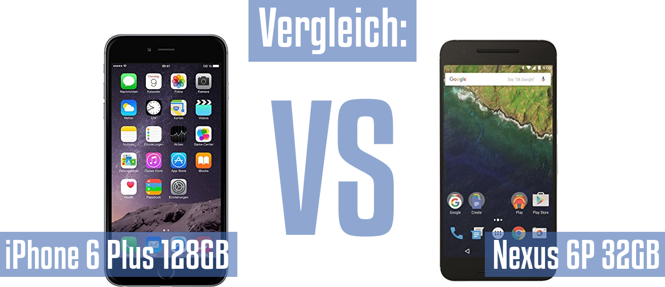 Apple iPhone 6 Plus 128GB und Apple iPhone 6 Plus 128GB im Vergleichstest