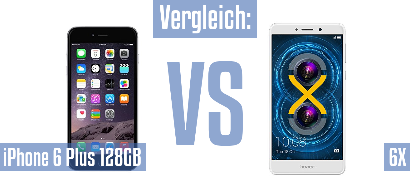 Apple iPhone 6 Plus 128GB und Apple iPhone 6 Plus 128GB im Vergleichstest