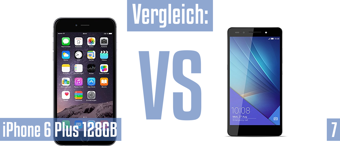 Apple iPhone 6 Plus 128GB und Apple iPhone 6 Plus 128GB im Vergleichstest