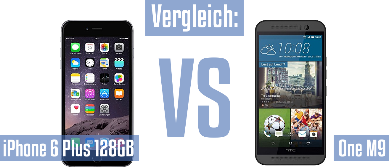 Apple iPhone 6 Plus 128GB und Apple iPhone 6 Plus 128GB im Vergleichstest