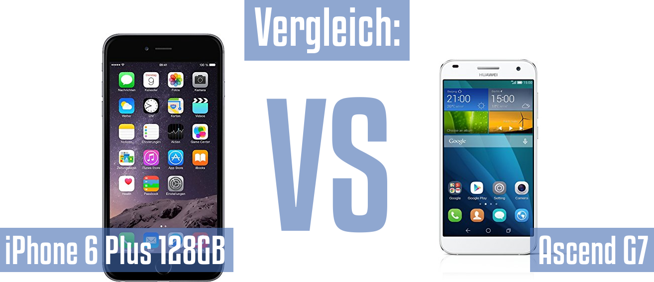 Apple iPhone 6 Plus 128GB und Apple iPhone 6 Plus 128GB im Vergleichstest