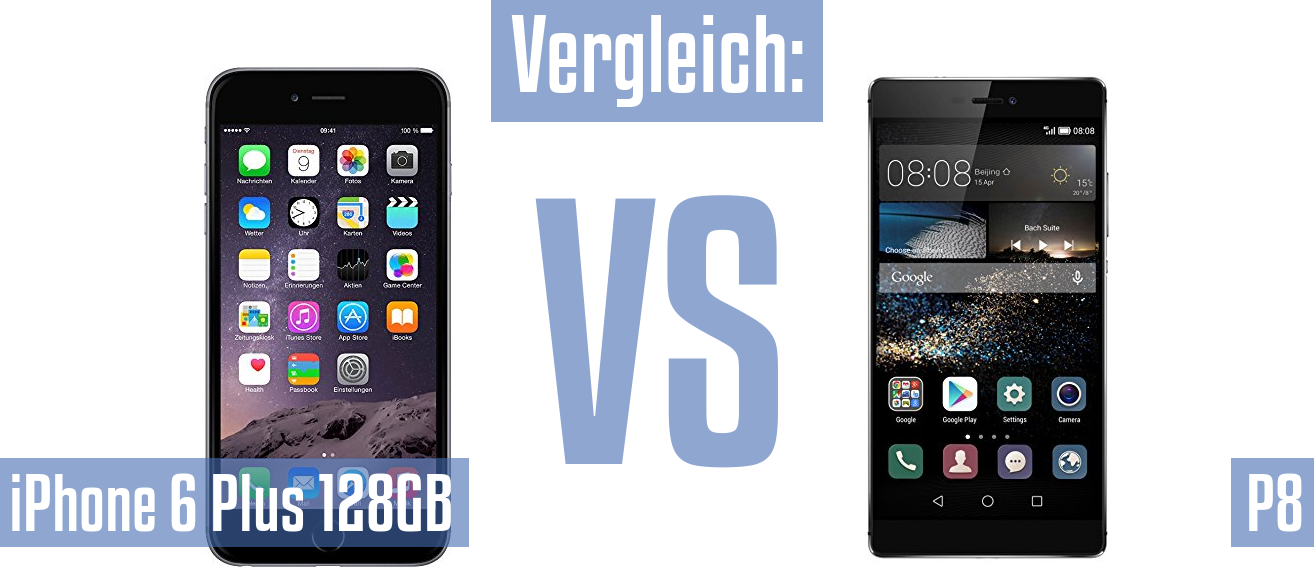 Apple iPhone 6 Plus 128GB und Apple iPhone 6 Plus 128GB im Vergleichstest