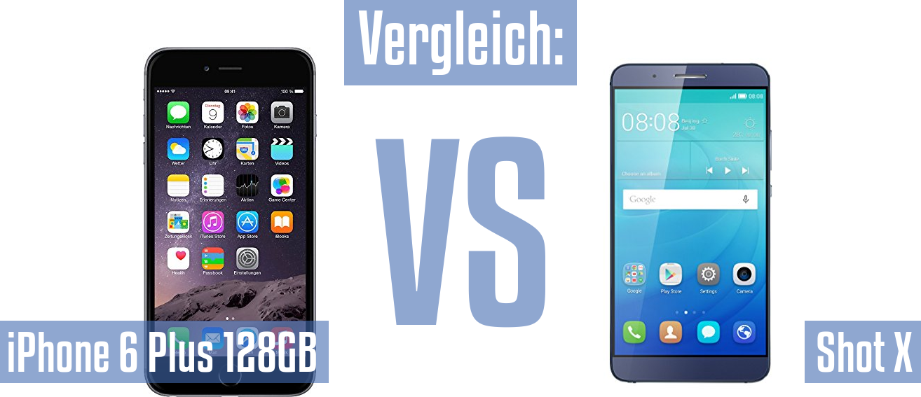 Apple iPhone 6 Plus 128GB und Apple iPhone 6 Plus 128GB im Vergleichstest