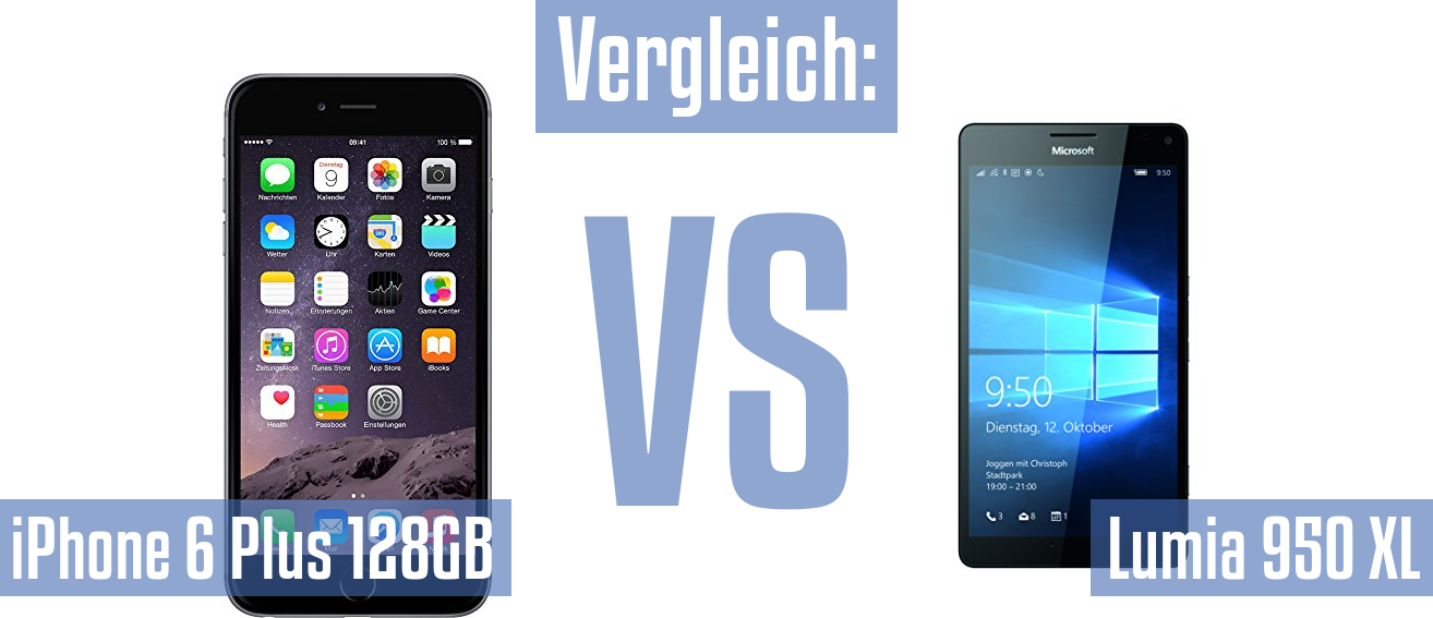 Apple iPhone 6 Plus 128GB und Apple iPhone 6 Plus 128GB im Vergleichstest