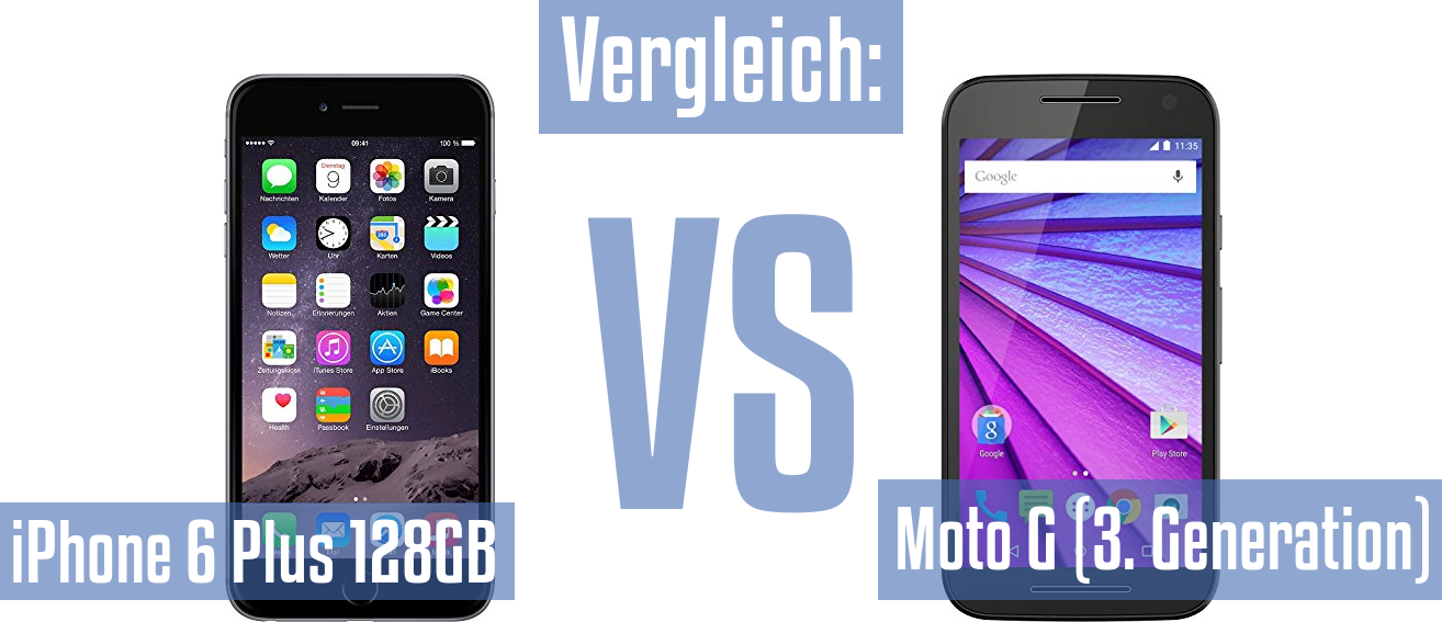 Apple iPhone 6 Plus 128GB und Apple iPhone 6 Plus 128GB im Vergleichstest