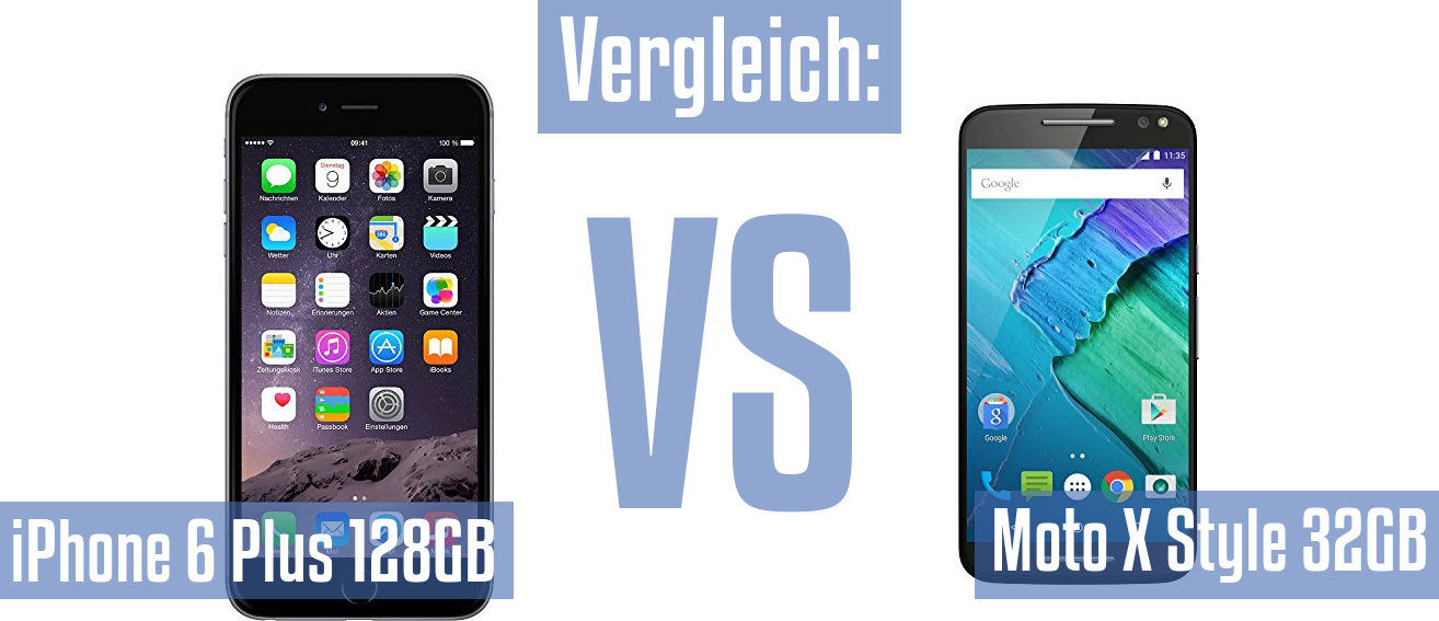 Apple iPhone 6 Plus 128GB und Apple iPhone 6 Plus 128GB im Vergleichstest