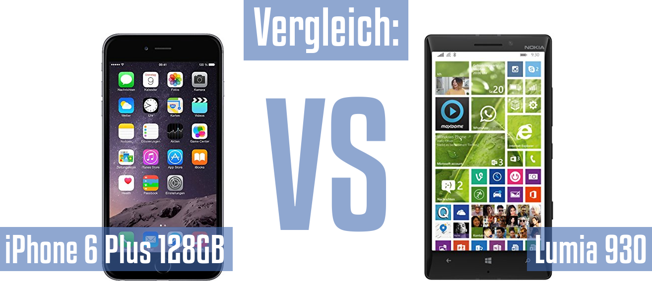 Apple iPhone 6 Plus 128GB und Apple iPhone 6 Plus 128GB im Vergleichstest