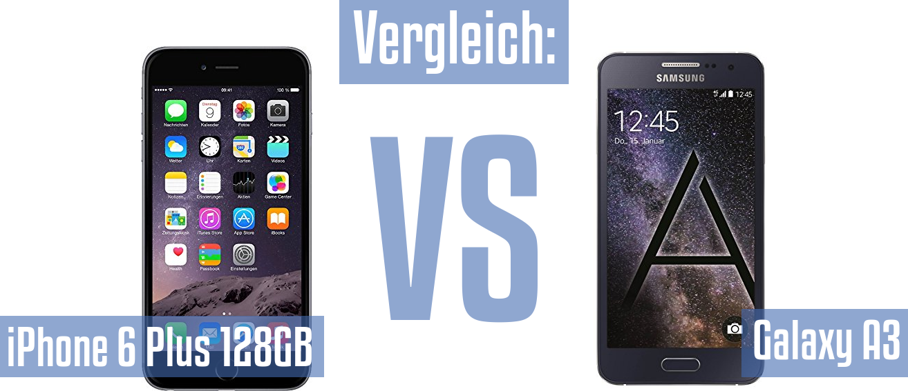 Apple iPhone 6 Plus 128GB und Apple iPhone 6 Plus 128GB im Vergleichstest