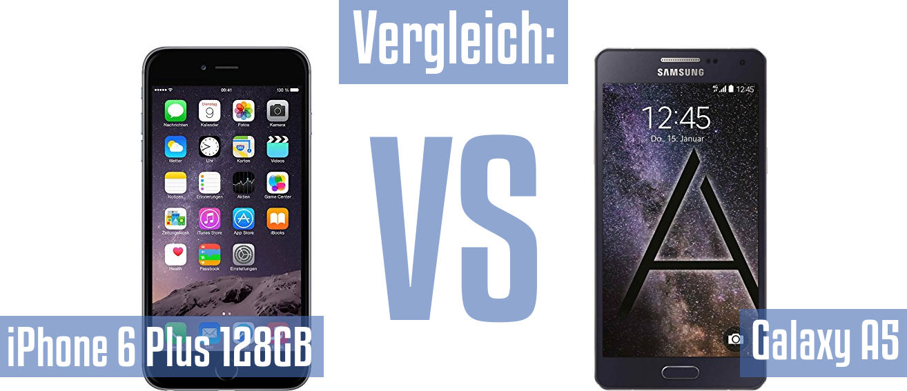 Apple iPhone 6 Plus 128GB und Apple iPhone 6 Plus 128GB im Vergleichstest