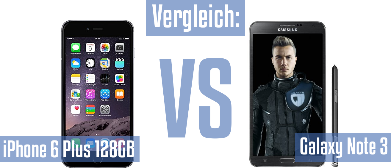 Apple iPhone 6 Plus 128GB und Apple iPhone 6 Plus 128GB im Vergleichstest